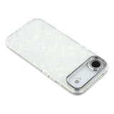 EIDERWOOD iPhone Air Hybrid Plast Deksel m. Innebygd Kameralinsebeskyttelse - Perlemorsmønster / Hvit