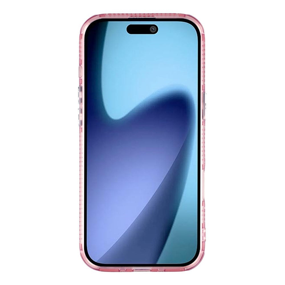 EIDERWOOD iPhone Air Hybrid Plast Deksel m. Innebygd Kameralinsebeskyttelse - Folie Mønster / Rosa
