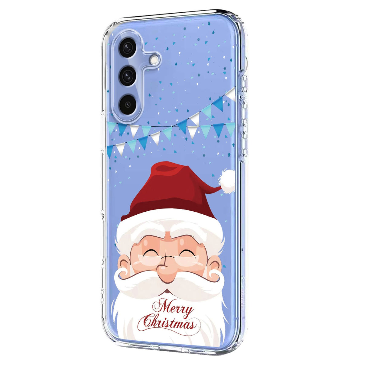 EIDERWOOD Samsung Galaxy A56 (5G) Fleksibelt Plast Juledeksel med Motiv - Gjennomsiktig / Julenissen
