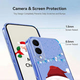 EIDERWOOD Samsung Galaxy S25 Edge Fleksibelt Plast Juledeksel med Motiv - Gjennomsiktig / Julenissen