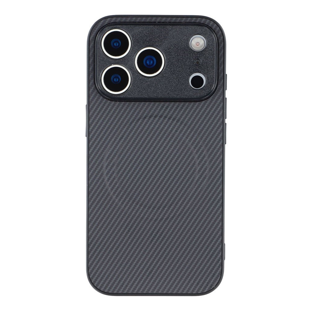 iPhone 18 Pro Max / 17 Pro Max EIDERWOOD Hybrid Carbon Deksel - MagSafe Kompatibel - Svart