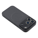 iPhone 18 Pro Max / 17 Pro Max EIDERWOOD Hybrid Carbon Deksel - MagSafe Kompatibel - Svart