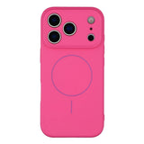 EIDERWOOD iPhone 17 Pro Max Fleksibelt Plast Deksel med Fôr Innvendig – MagSafe Kompatibel – Pink
