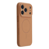 EIDERWOOD iPhone 17 Pro Max Fleksibelt Plast Deksel med Fôr Innvendig – MagSafe Kompatibel – Brun