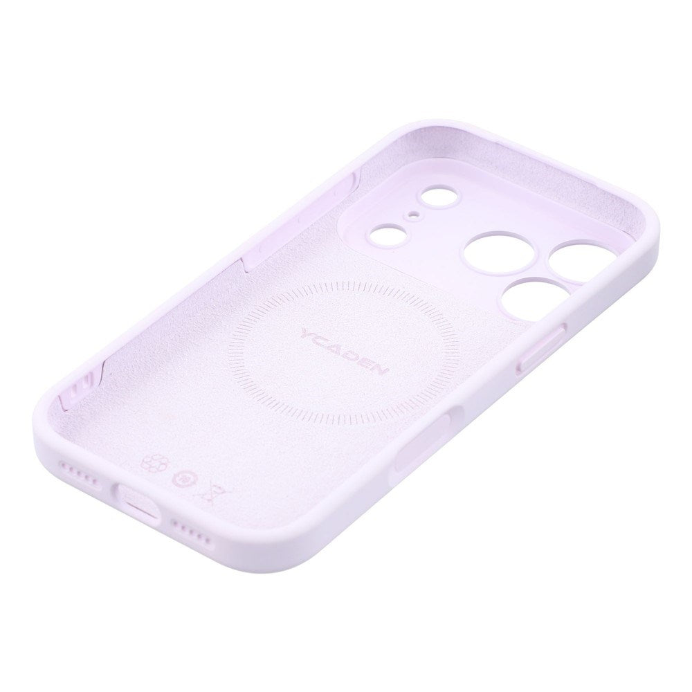 EIDERWOOD iPhone 17 Pro Max Fleksibelt Plast Deksel med Fôr Innvendig – MagSafe Kompatibel – Lys Lilla
