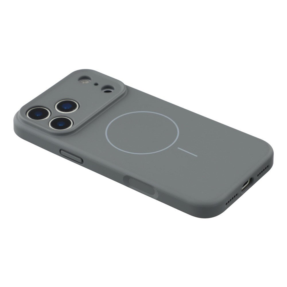 EIDERWOOD iPhone 17 Pro Max Fleksibelt Plast Deksel med Fôr Innvendig – MagSafe Kompatibel – Mørkegrå