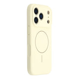 EIDERWOOD iPhone 17 Pro Fleksibelt Plast Deksel med Fôr Innvendig – MagSafe Kompatibel – Beige