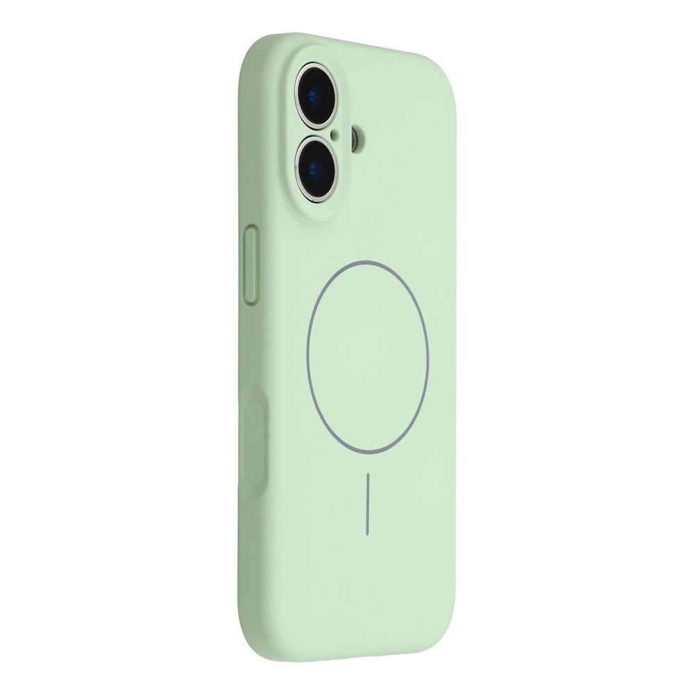 EIDERWOOD iPhone 17 Fleksibelt Plast Deksel med Fôr Innvendig – MagSafe Kompatibel – Mintgrønn