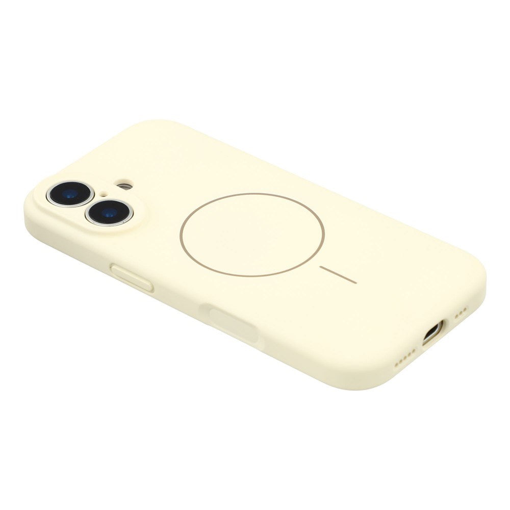 EIDERWOOD iPhone 17 Fleksibelt Plast Deksel med Fôr Innvendig – MagSafe Kompatibel – Hvit