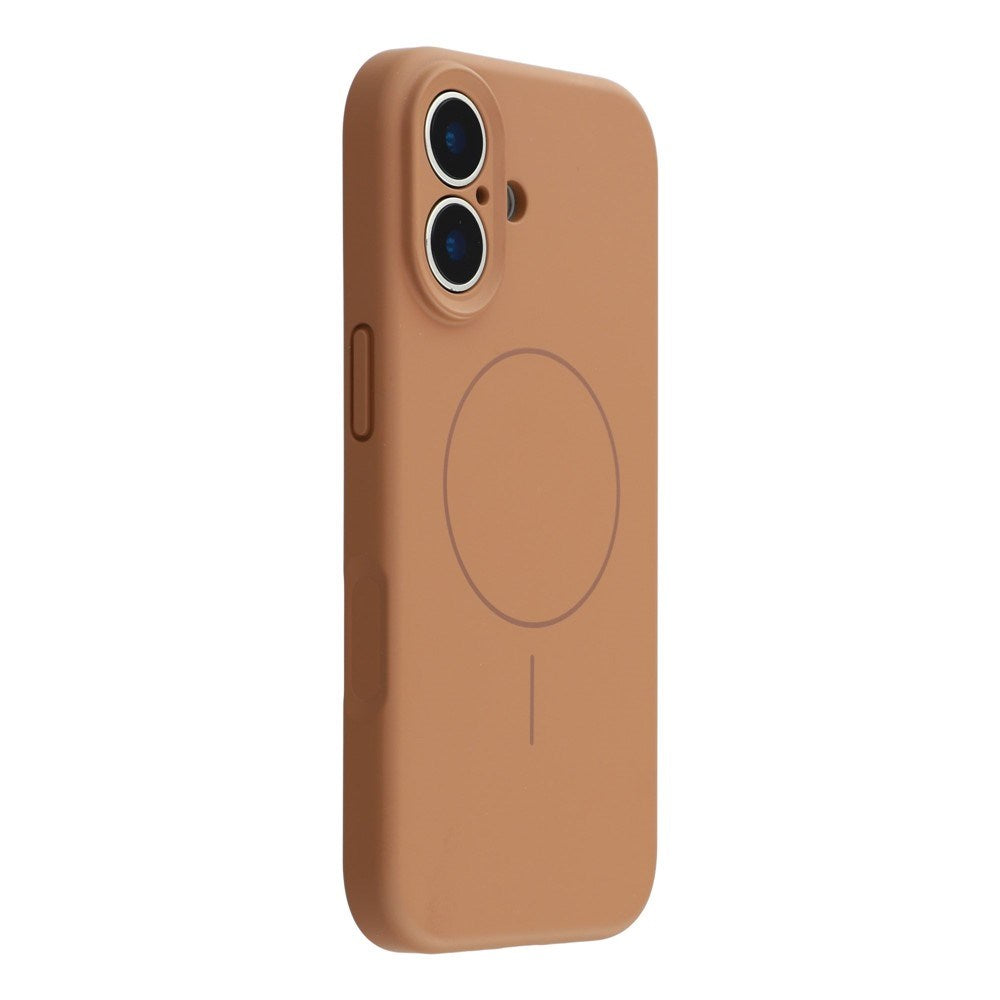 EIDERWOOD iPhone 17 Fleksibelt Plast Deksel med Fôr Innvendig – MagSafe Kompatibel – Brun
