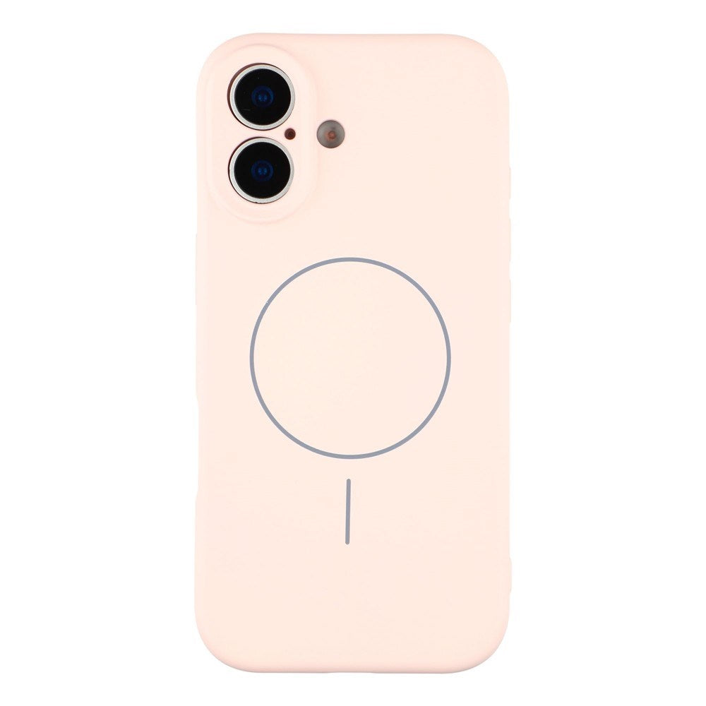 EIDERWOOD iPhone 17 Fleksibelt Plast Deksel med Fôr Innvendig – MagSafe Kompatibel – Rosa