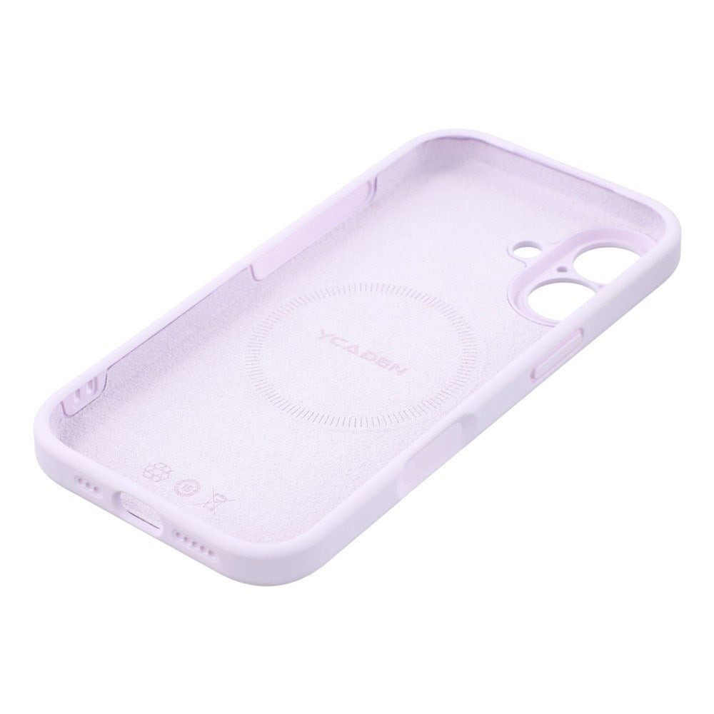 EIDERWOOD iPhone 17 Fleksibelt Plast Deksel med Fôr Innvendig – MagSafe Kompatibel – Lys Lilla