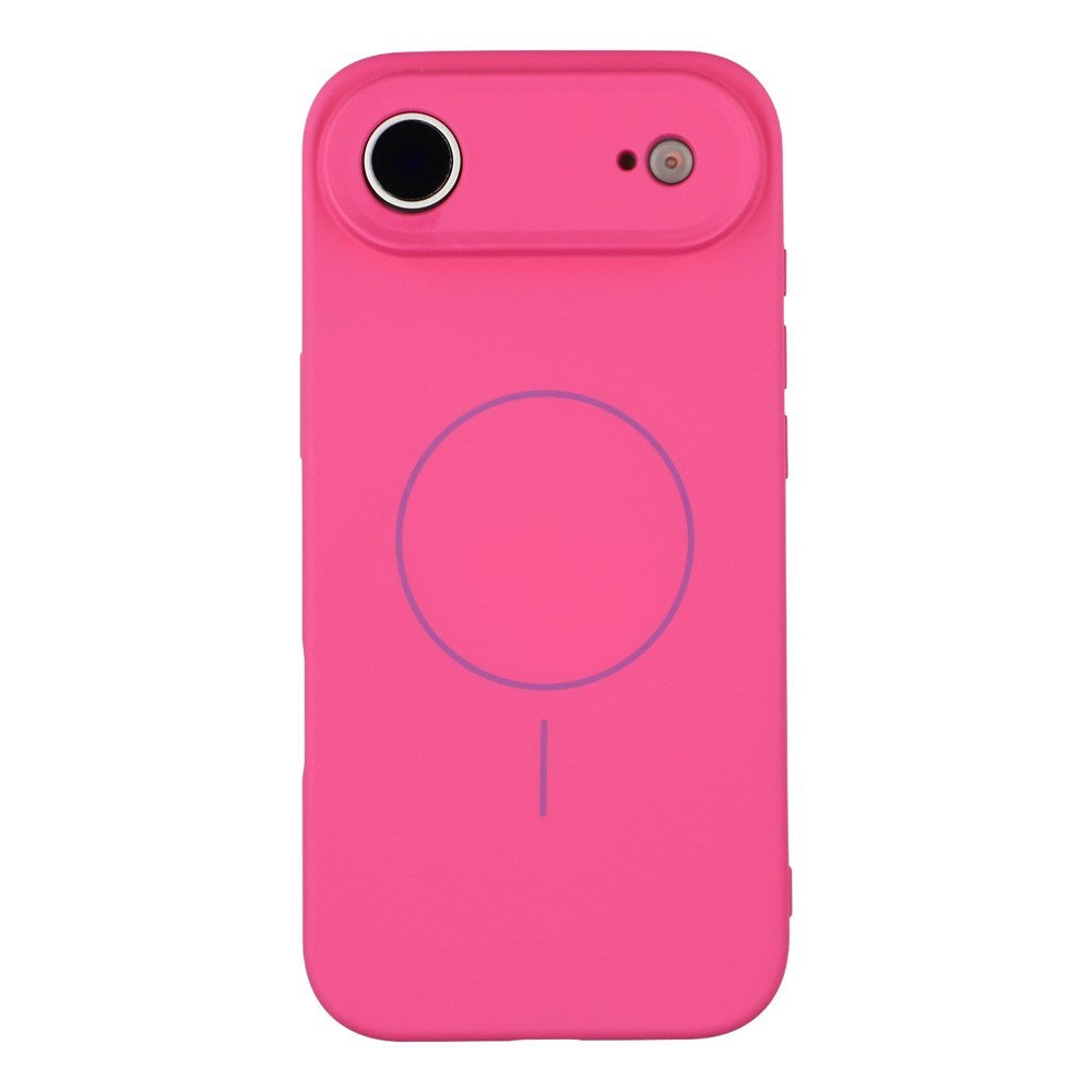 EIDERWOOD iPhone Air Fleksibelt Plast Deksel med Fôr Innvendig – MagSafe Kompatibel – Pink