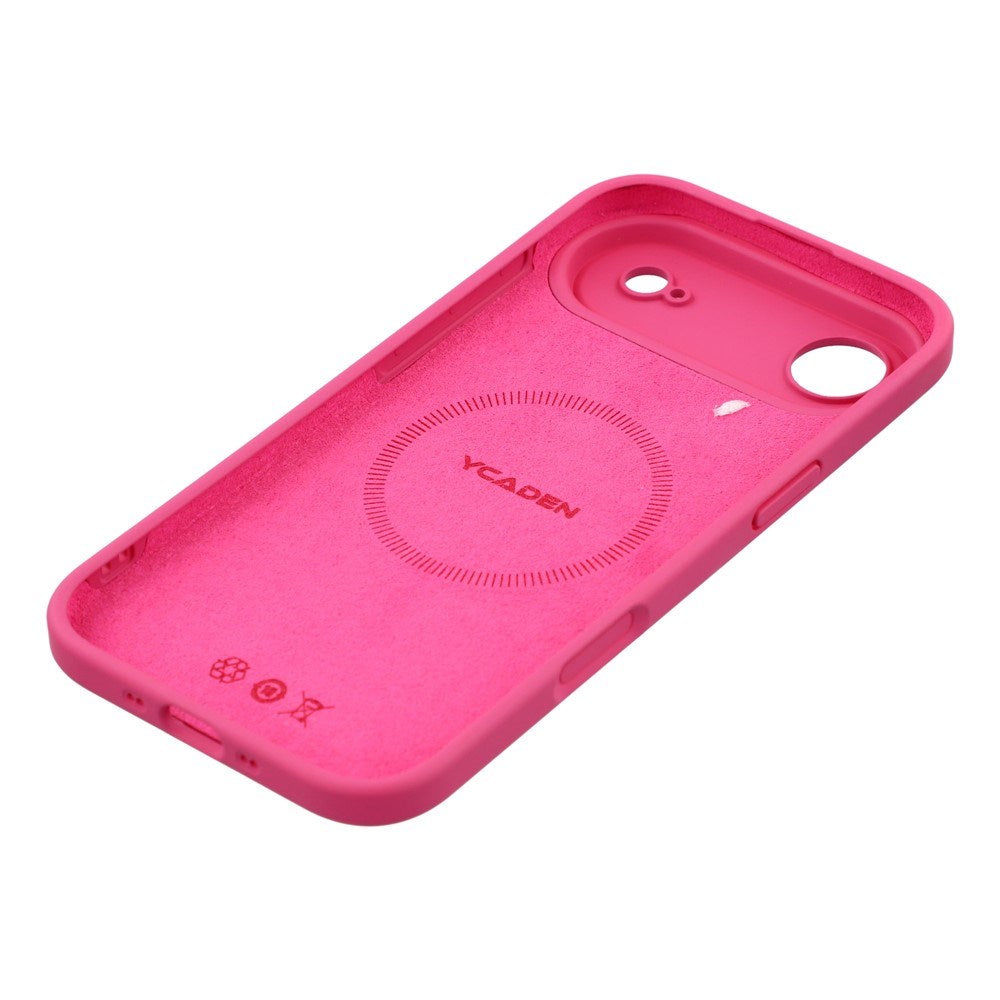 EIDERWOOD iPhone Air Fleksibelt Plast Deksel med Fôr Innvendig – MagSafe Kompatibel – Pink