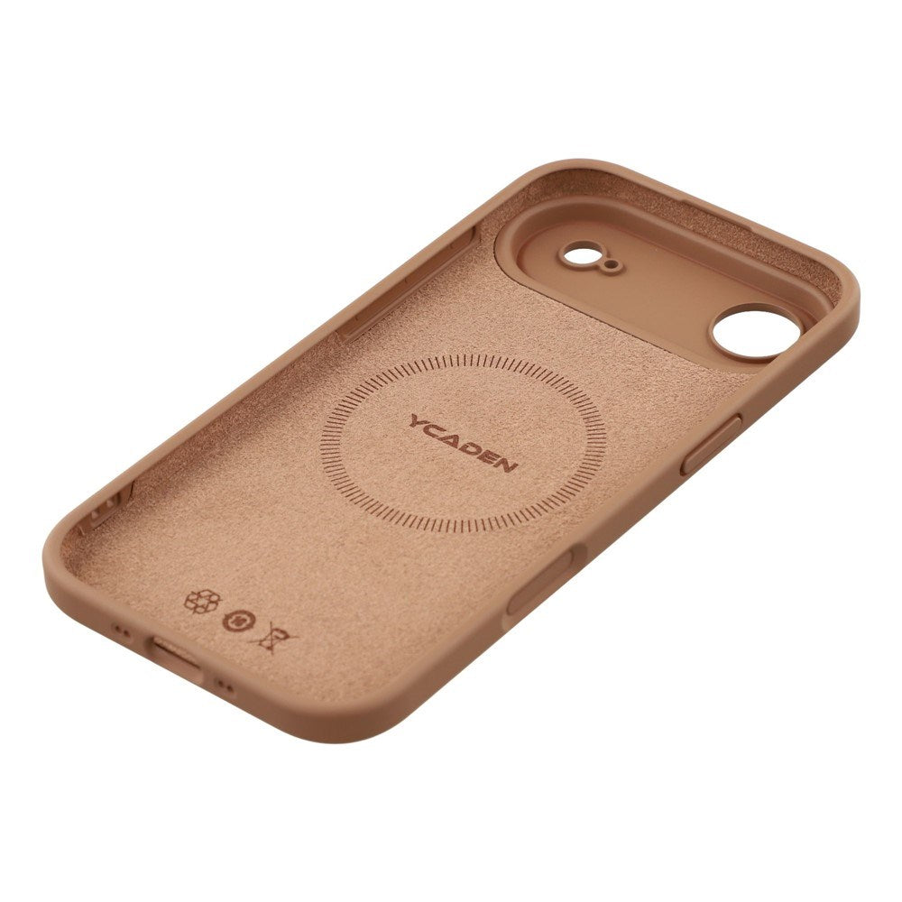 EIDERWOOD iPhone Air Fleksibelt Plast Deksel med Fôr Innvendig – MagSafe Kompatibel – Brun