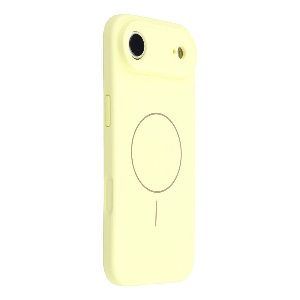 EIDERWOOD iPhone Air Fleksibelt Plast Deksel med Fôr Innvendig – MagSafe Kompatibel – Gul