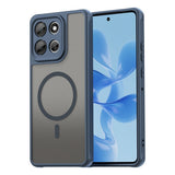 Motorola Moto G86 Power EIDERWOOD Hybrid Plast Deksel - MagSafe Kompatibel - Blå