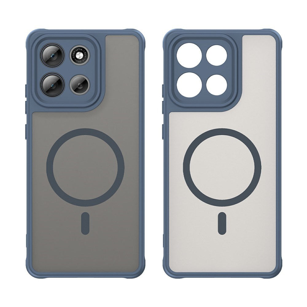 Motorola Moto G86 Power EIDERWOOD Hybrid Plast Deksel - MagSafe Kompatibel - Blå