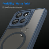 Motorola Moto G86 Power EIDERWOOD Hybrid Plast Deksel - MagSafe Kompatibel - Blå