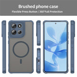 Motorola Moto G86 Power EIDERWOOD Hybrid Plast Deksel - MagSafe Kompatibel - Blå