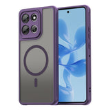 Motorola Moto G86 Power EIDERWOOD Hybrid Plast Deksel - MagSafe Kompatibel - Lilla