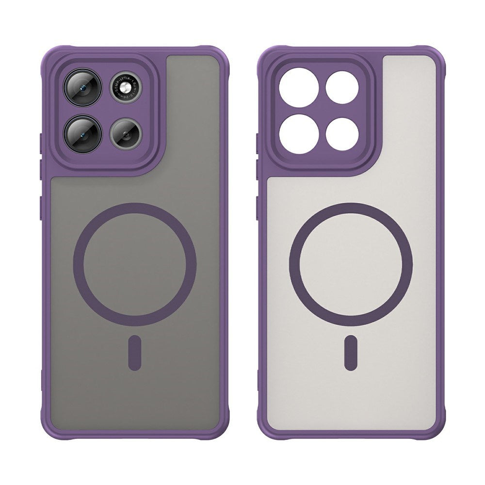 Motorola Moto G86 Power EIDERWOOD Hybrid Plast Deksel - MagSafe Kompatibel - Lilla