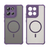 Motorola Moto G86 Power EIDERWOOD Hybrid Plast Deksel - MagSafe Kompatibel - Lilla