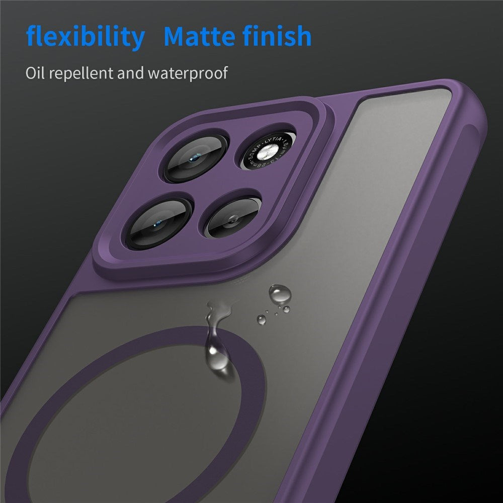 Motorola Moto G86 Power EIDERWOOD Hybrid Plast Deksel - MagSafe Kompatibel - Lilla