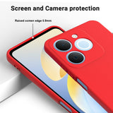 Realme Note 70T EIDERWOOD Fôret Silikon Deksel m. Stropp - Rød