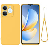 Realme Note 70T EIDERWOOD Fôret Silikon Deksel m. Stropp - Gul
