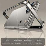 iPhone 17 Pro Max EIDERWOOD Metal Bumper Deksel m. Forsterkede Silikon Hjørner - Rosa