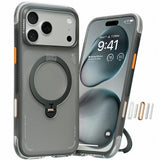 iPhone 17 Pro TORRAS Ostand Q3 Air Deksel m. Kickstand - MagSafe Kompatibel - Svart