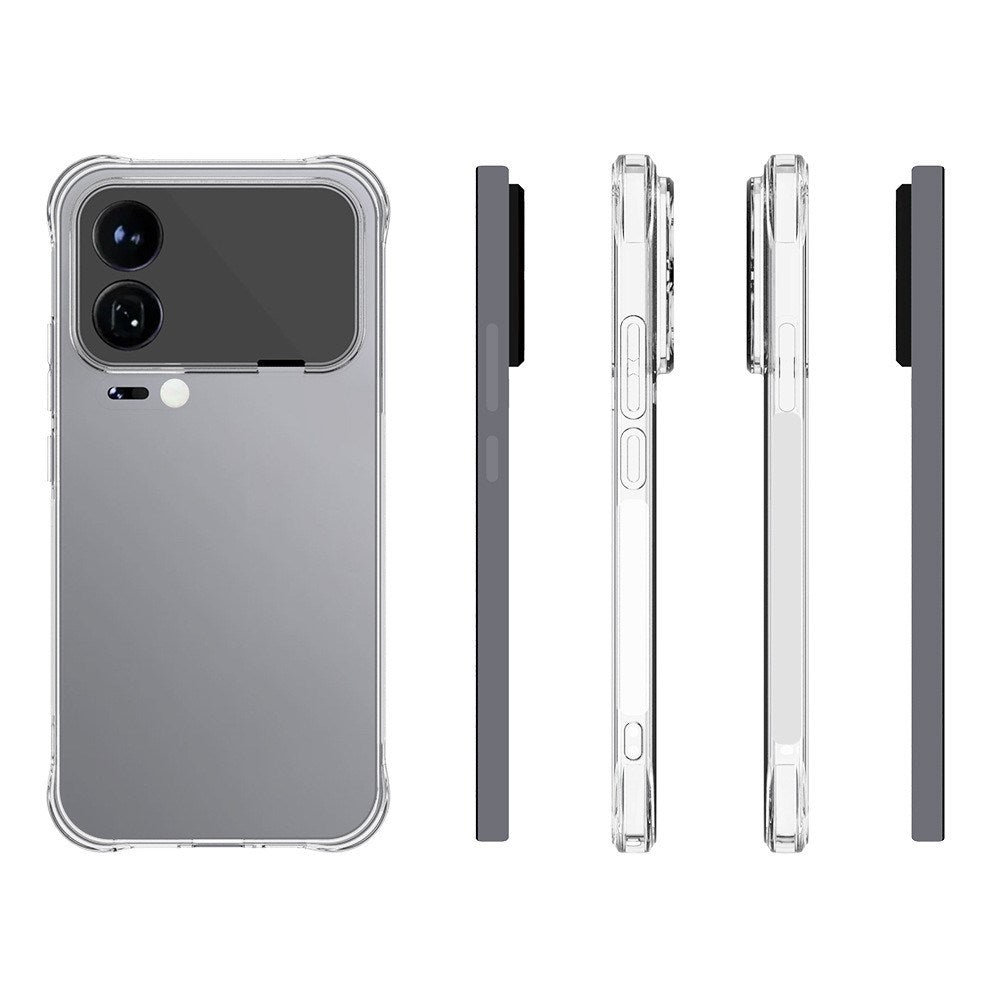 EIDERWOOD Xiaomi 17 Pro Plast Deksel med Støtdempende Hjørner - Gjennomsiktig