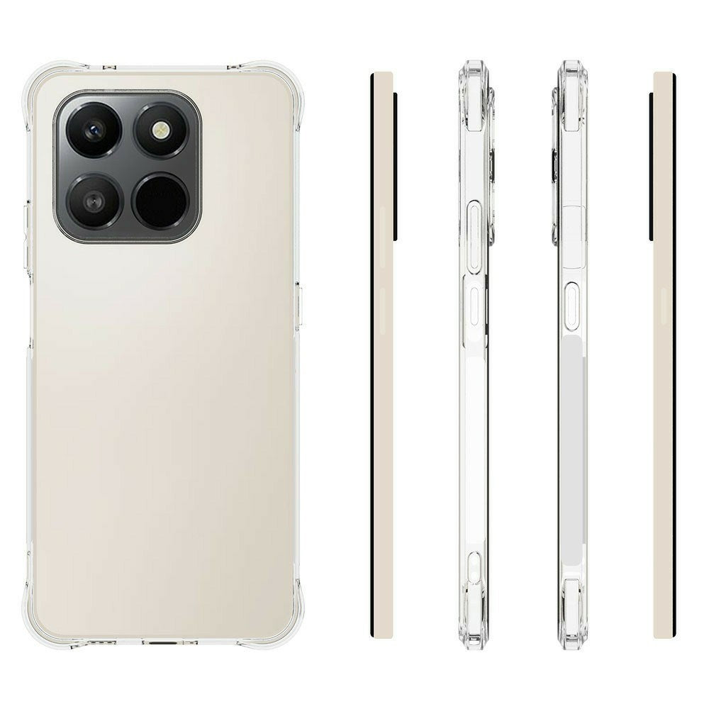 Honor 400 Smart (4G / 5G) EIDERWOOD Plast Deksel med Støtdempende Hjørner - Gjennomsiktig