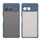 EIDERWOOD Sony Xperia 10 VII Matt Hybrid Deksel - Gjennomsiktig / Mørkblå
