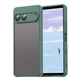 EIDERWOOD Sony Xperia 10 VII Matt Hybrid Deksel - Gjennomsiktig / Grønn