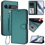 EIDERWOOD Sony Xperia 10 VII Kunstskinn Flip Deksel m. Kortholder & Stropp - Grønn