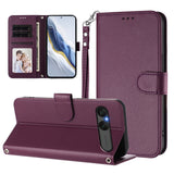 EIDERWOOD Sony Xperia 10 VII Kunstskinn Flip Deksel m. Kortholder & Stropp - Lilla