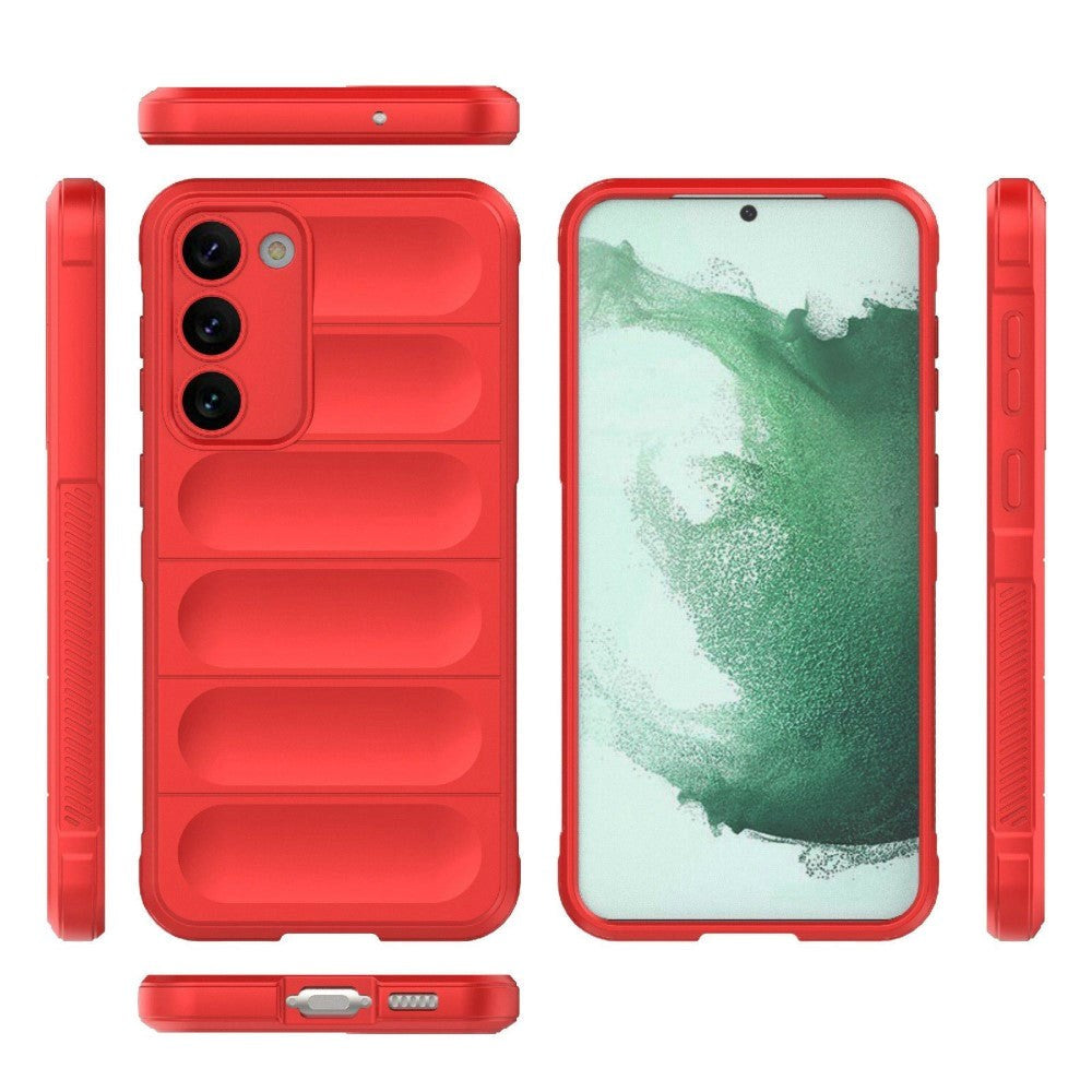 Samsung Galaxy S23 Fleksibelt Plastdeksel - Rød