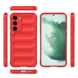 Samsung Galaxy S23 Fleksibelt Plastdeksel - Rød