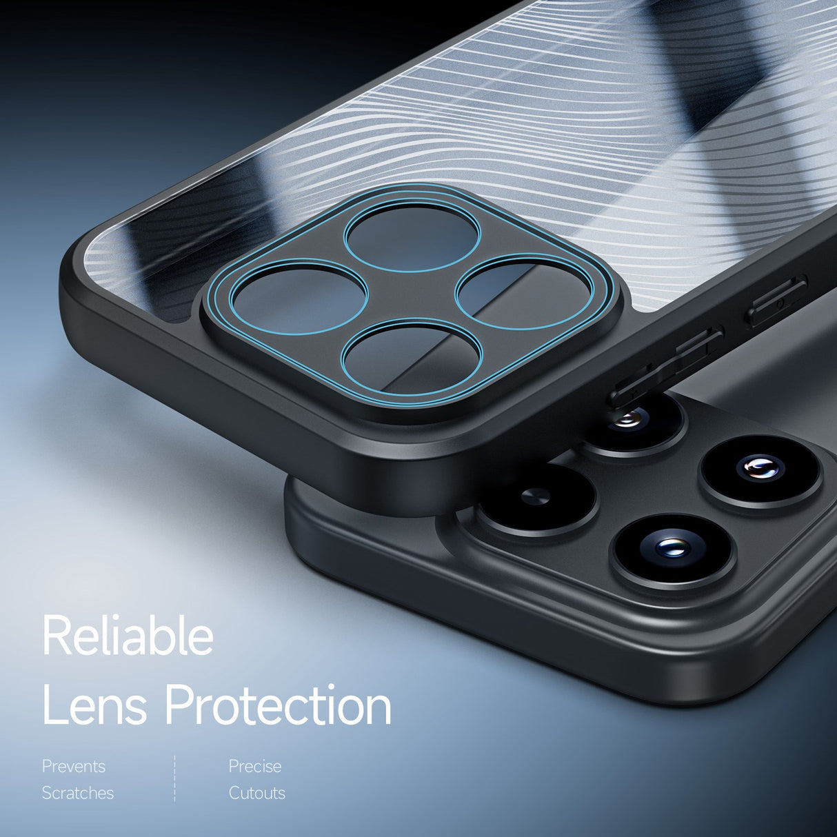 Xiaomi 17 EIDERWOOD DUX DUCIS Aimo Series Plast Deksel - Gjennomsiktig / Svart
