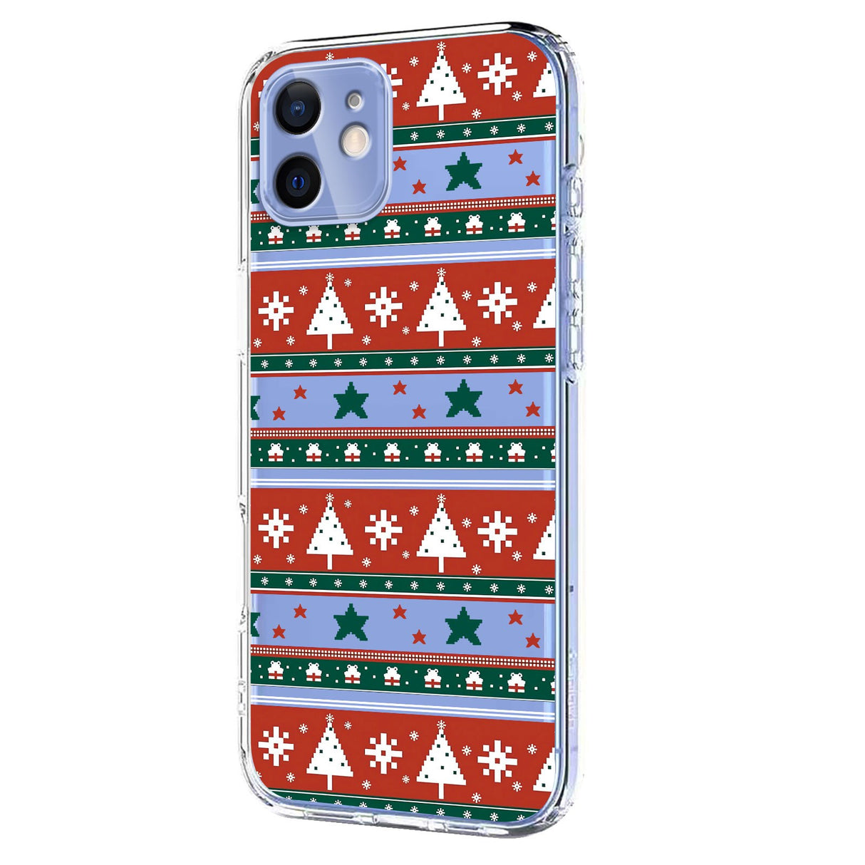 EIDERWOOD iPhone 11 Fleksibelt Plast Juledeksel med Motiv - Gjennomsiktig / Mønster
