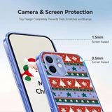 EIDERWOOD iPhone 12 / 12 Pro Fleksibelt Plast Juledeksel med Motiv - Gjennomsiktig / Mønster