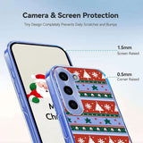 EIDERWOOD Samsung Galaxy S25+ (Plus) / S24+ (Plus) Fleksibelt Plast Juledeksel med Motiv - Gjennomsiktig / Mønster