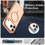 iPhone 18 Pro / 17 Pro EIDERWOOD Hybrid Plast Deksel - MagSafe Kompatibel - Oransje