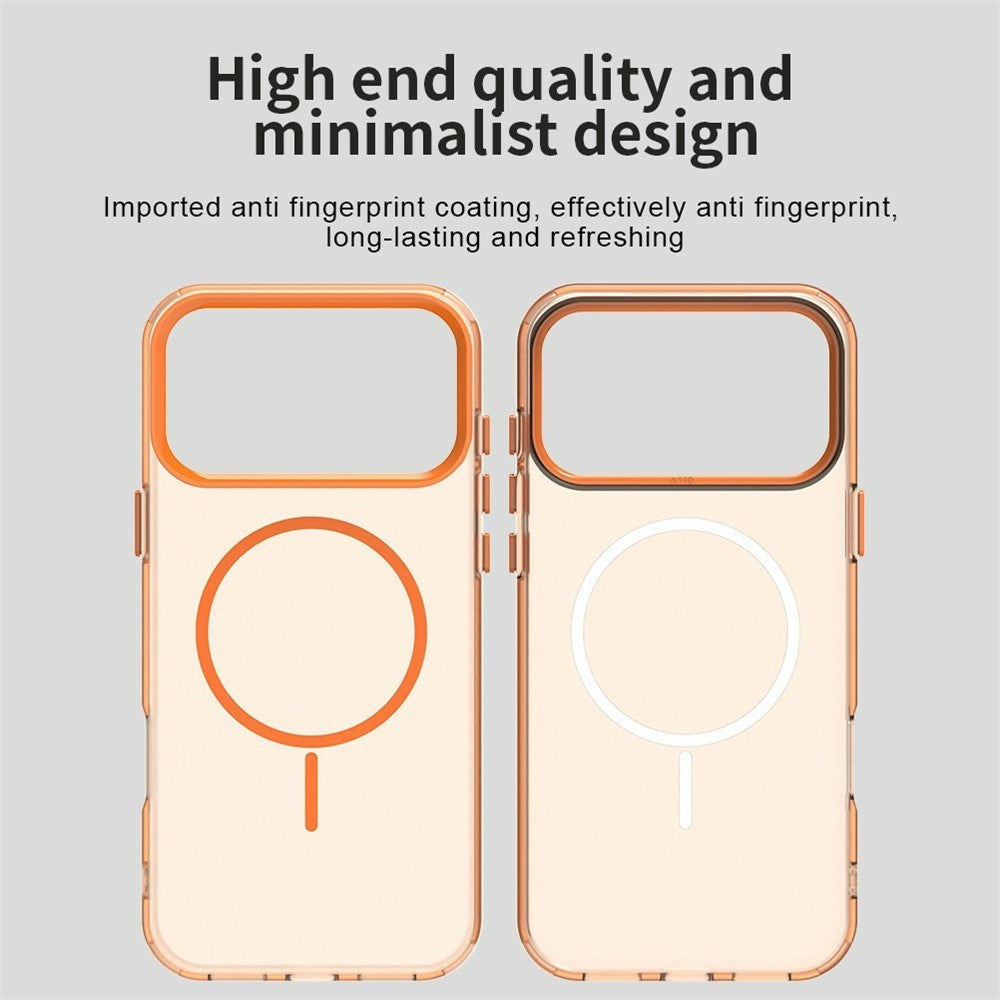 iPhone 18 Pro / 17 Pro EIDERWOOD Hybrid Plast Deksel - MagSafe Kompatibel - Oransje