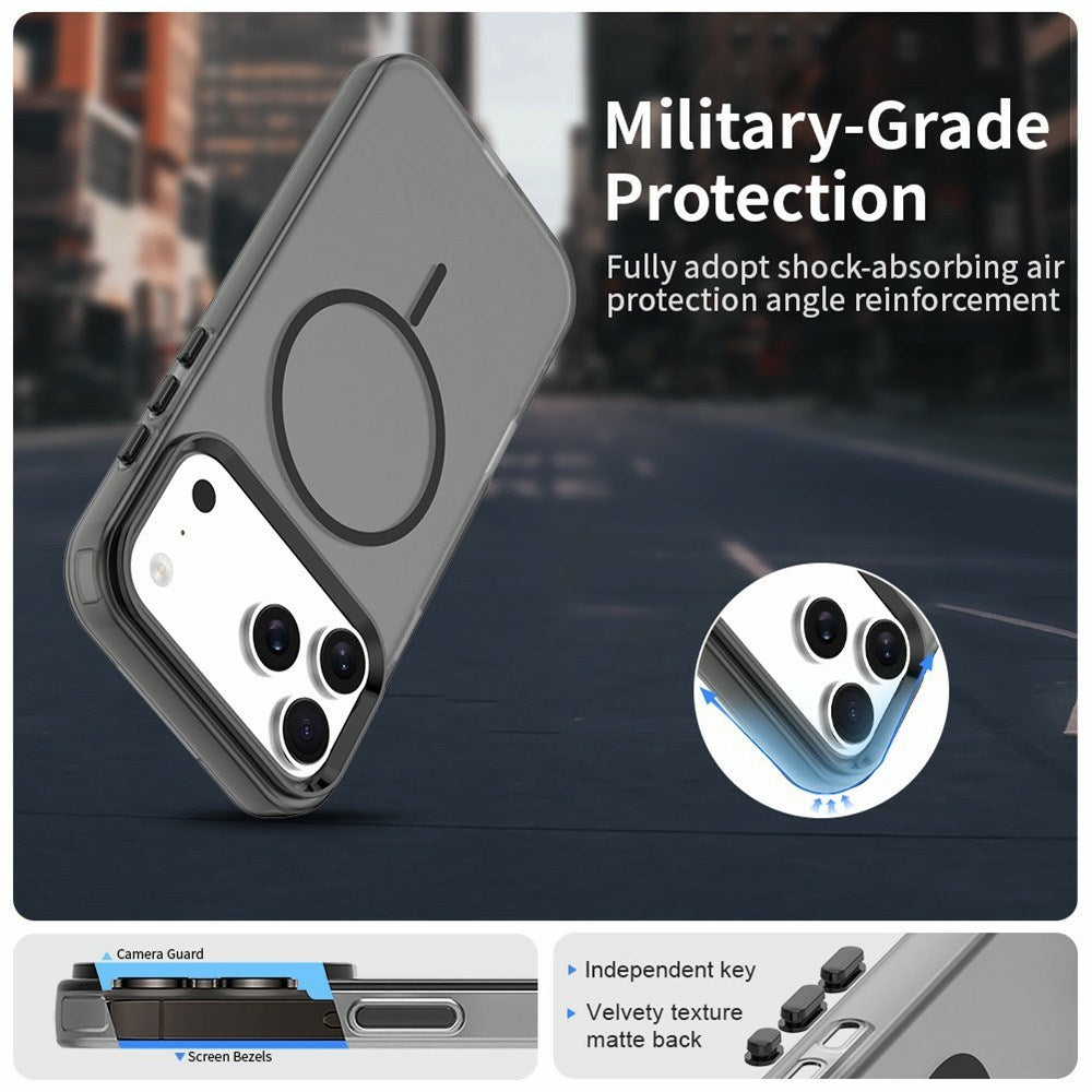 iPhone 18 Pro / 17 Pro EIDERWOOD Hybrid Plast Deksel - MagSafe Kompatibel - Svart