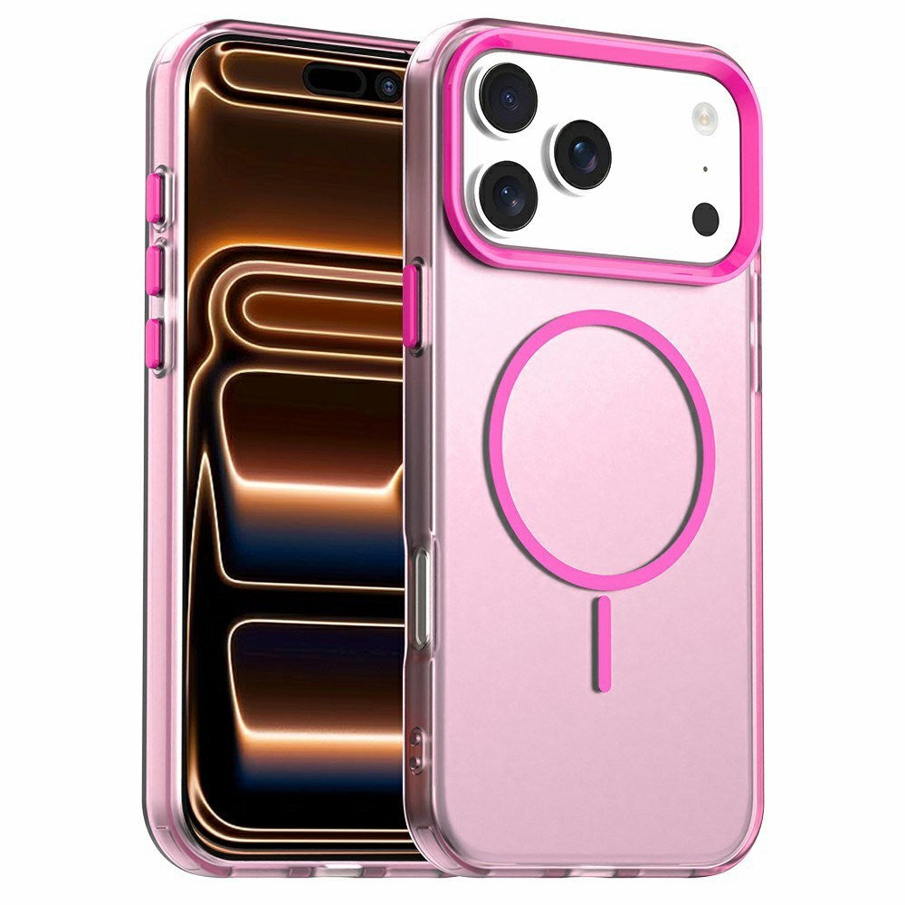 iPhone 18 Pro / 17 Pro EIDERWOOD Hybrid Plast Deksel - MagSafe Kompatibel - Rosa