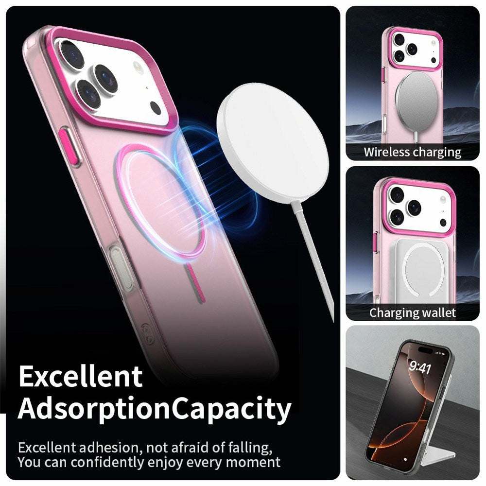 iPhone 18 Pro / 17 Pro EIDERWOOD Hybrid Plast Deksel - MagSafe Kompatibel - Rosa