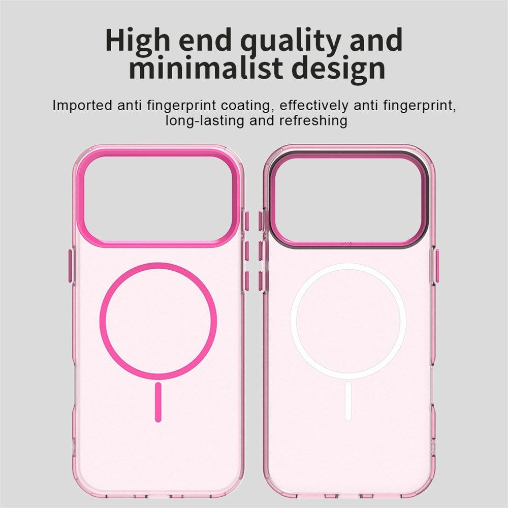 iPhone 18 Pro / 17 Pro EIDERWOOD Hybrid Plast Deksel - MagSafe Kompatibel - Rosa